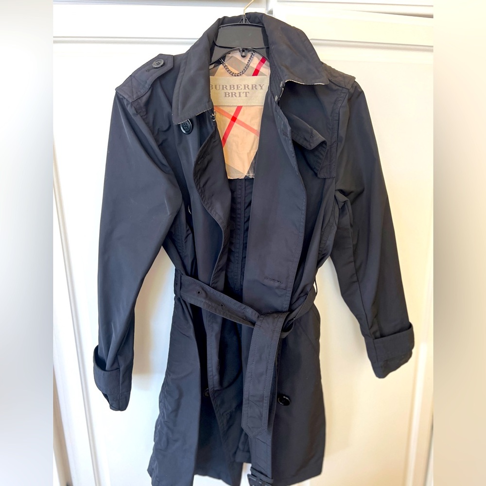 Burberry Brit pre worn trench.